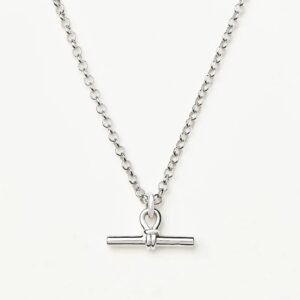 import placeholder for chunky t bar chain necklace silver plated 31065338